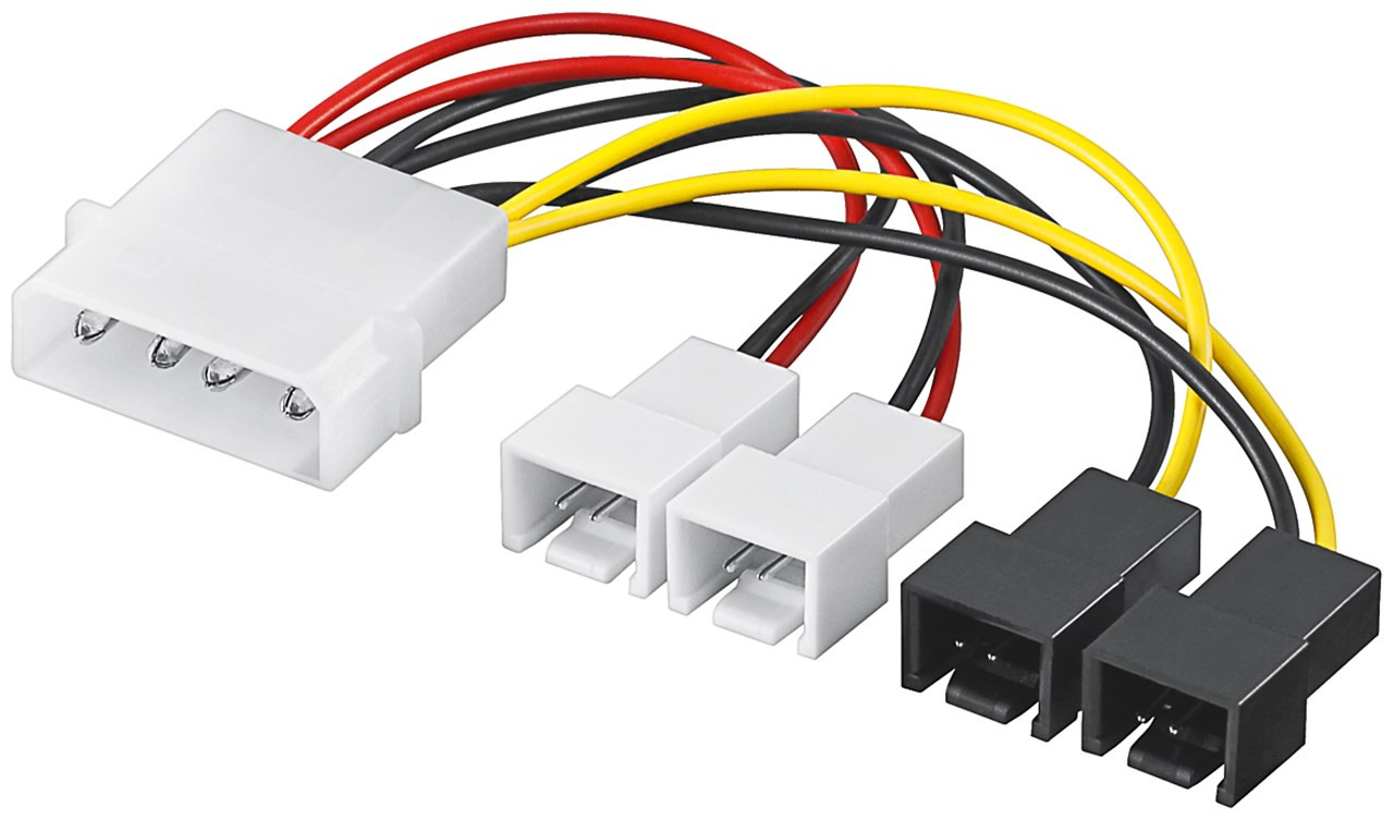 Kabel GOOBAY, adapter za PC vent., 5.25in M 2x 12 V/2x 5 V-13