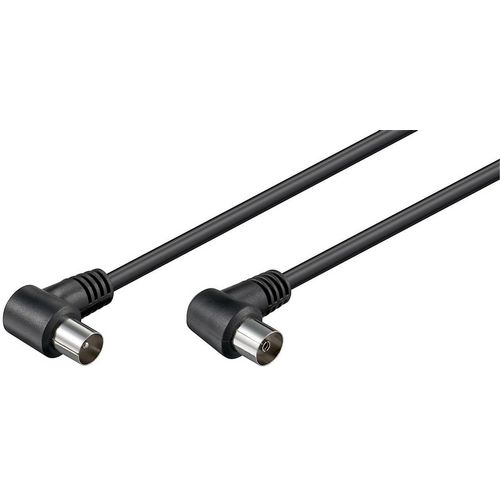 Kabel GOOBAY, antenski (M) na (Ž), crni, 1.5m, kutni, bulk-3