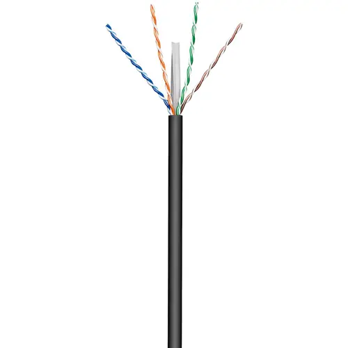 Kabel GOOBAY, CAT6, UTP, za vanjsku uporabu, crni, puni, 1m (100m KOLUT)-0