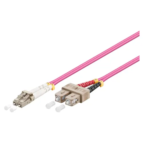 Kabel GOOBAY, optički, multimode OM4, LC-UPC (M) na SC-UPC (M), 10m, ljubičasti-0