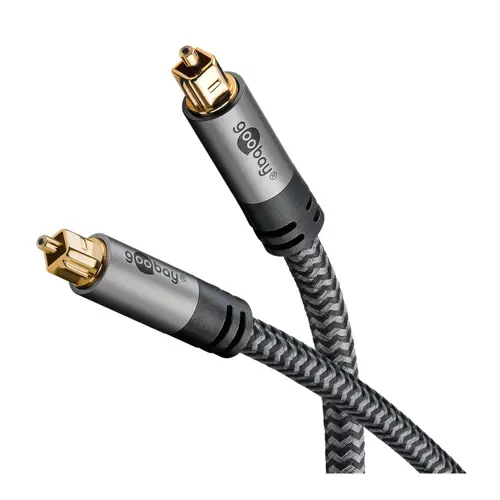 Kabel GOOBAY, optički, Toslink (M) na Toslink (M), 2m, crno srebrni-1