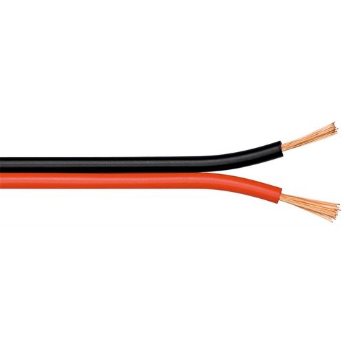 Kabel GOOBAY, zvučnik, 2 x 1.5 , crveno-crni, 100m kolut , 1m-2