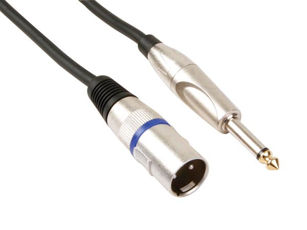 Kabel HQ POWER PAC116, mikrofonski, 6.3mm (M) na XLR (M), 6m-11