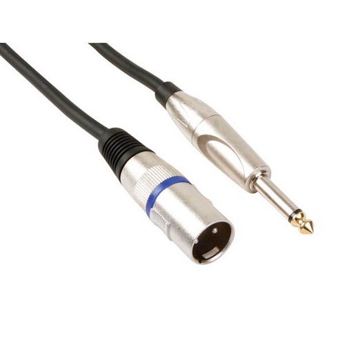 Kabel HQ POWER PAC116, mikrofonski, 6.3mm (M) na XLR (M), 6m-8