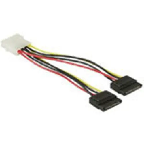 Kabel INLINE, SATA power - ATX na 2x SATA, 0.2m-1