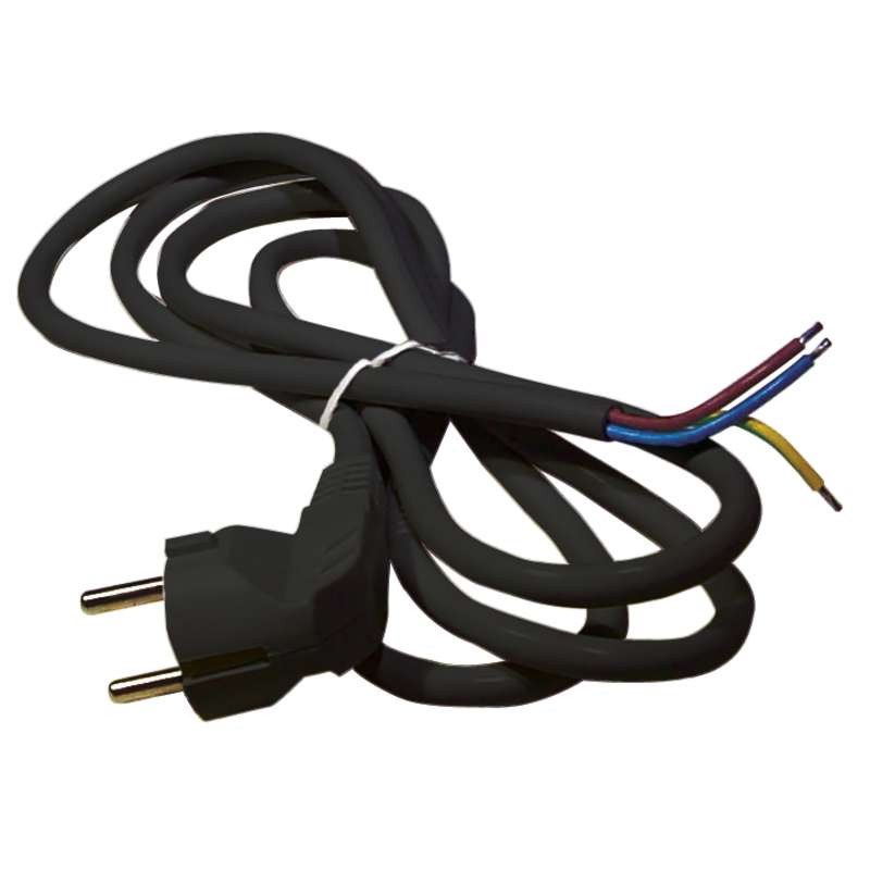 Kabel mrežni 3x1.5 EMOS, s utikačem, 5m, crni-8