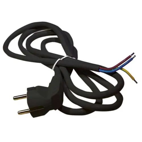 Kabel mrežni 3x1.5 EMOS, s utikačem, 5m, crni-0