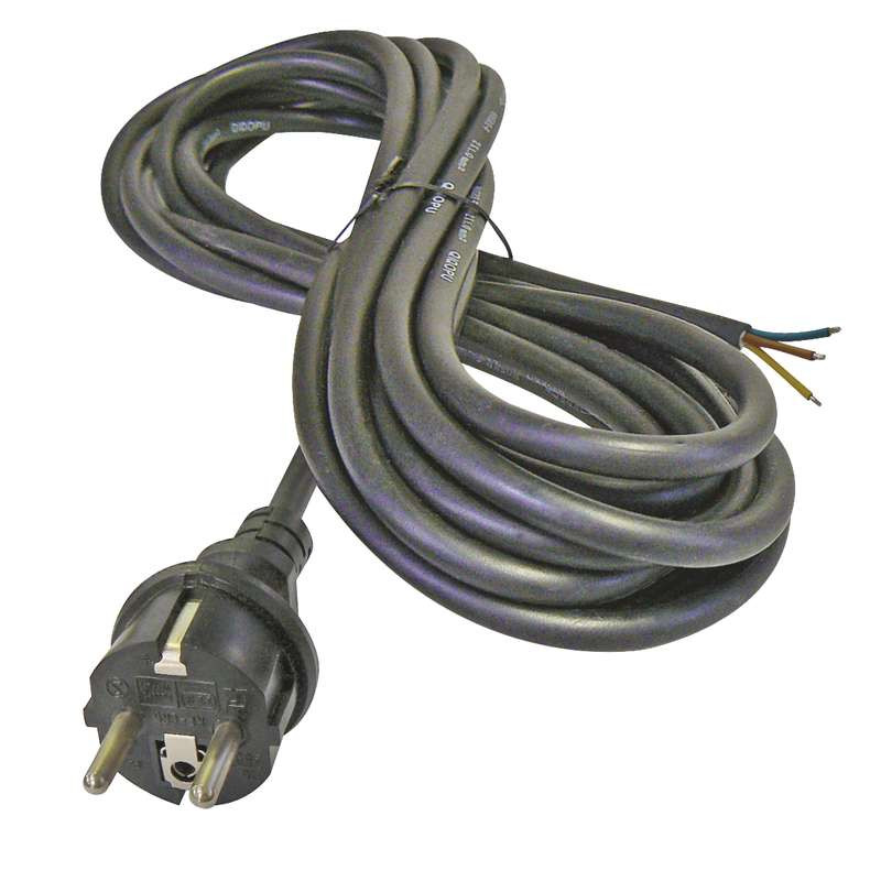 Kabel mrežni 3x2.5 EMOS, s utikačem, gumeni, 3m, crni-7
