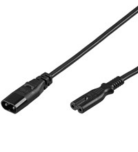Kabel mrežni za kazetofon GOOBAY, produžni, 2m, crni-10