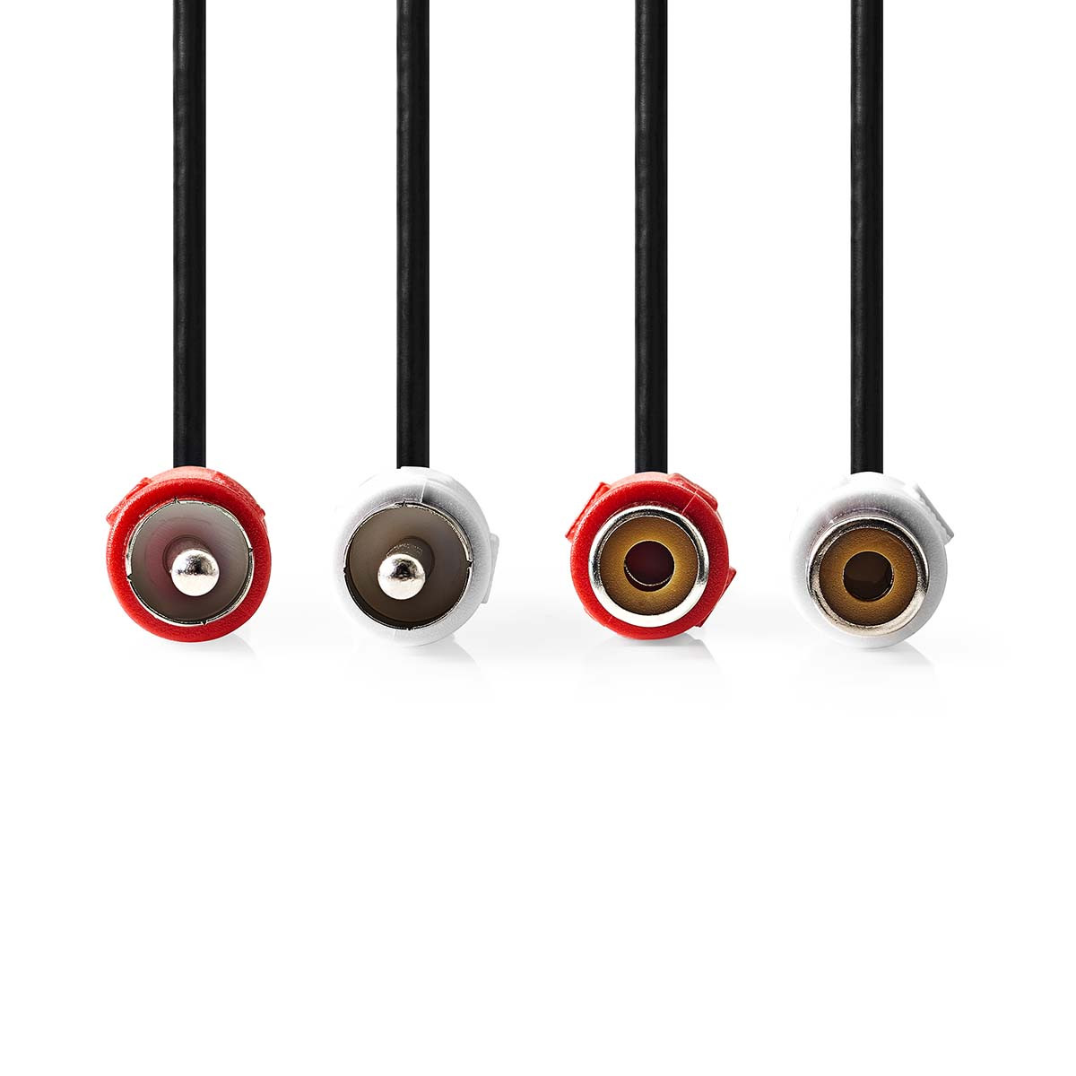 Kabel NEDIS audio stereo, 2xRCA (M) na 2xRCA (Ž), crni, 5m-8