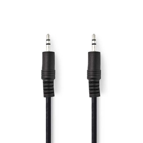 Kabel NEDIS audio stereo, 3.5mm (M) na 3.5mm (M), 1m, crni, blister-2