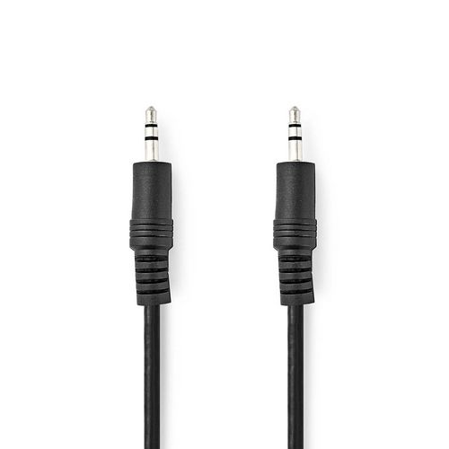 Kabel NEDIS CAGL22000BK10, audio stereo, 3.5mm (M) na 3.5mm (M), 1m-5