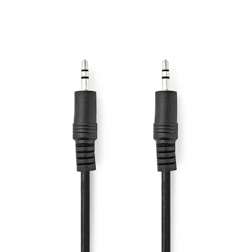 Kabel NEDIS CAGL22000BK10, audio stereo, 3.5mm (M) na 3.5mm (M), 1m-0