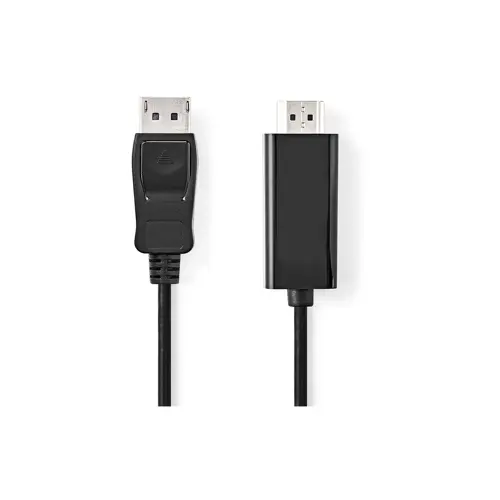 Kabel NEDIS CCGL37100BK30, DisplayPort (M) na HDMI (M), crni, 3m-1