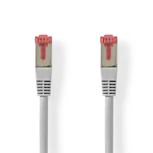 Kabel NEDIS CCGL85220GY20, Patch, CAT6 SFTP, UTP, sivi, 2m-0