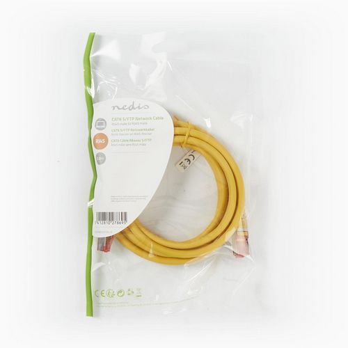 Kabel NEDIS CCGP85221YE20, Patch, CAT6 SFTP, UTP, žuti, 2m-2