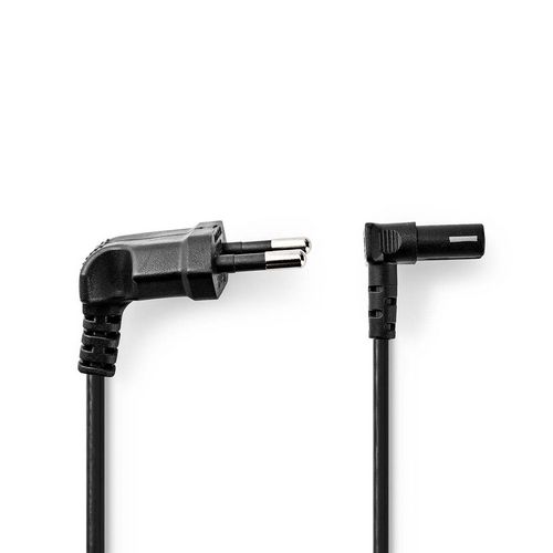 Kabel NEDIS CEGL11075BK20, IEC-320-C1, naponski EURO, kutni, 2m-3
