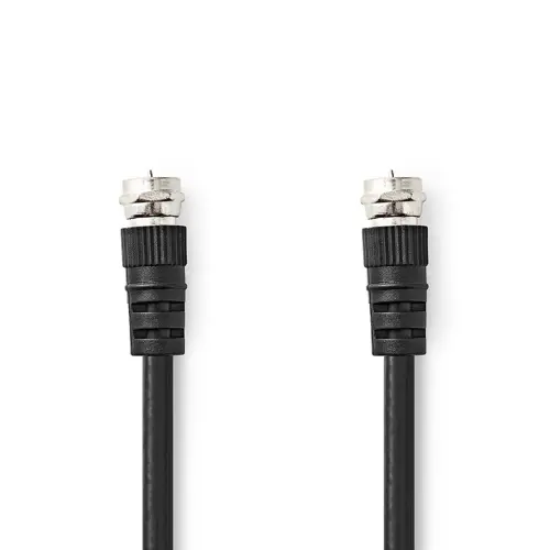 Kabel NEDIS CSGL41000BK15, antenski (M) na (M), crni, 1.5m, bulk