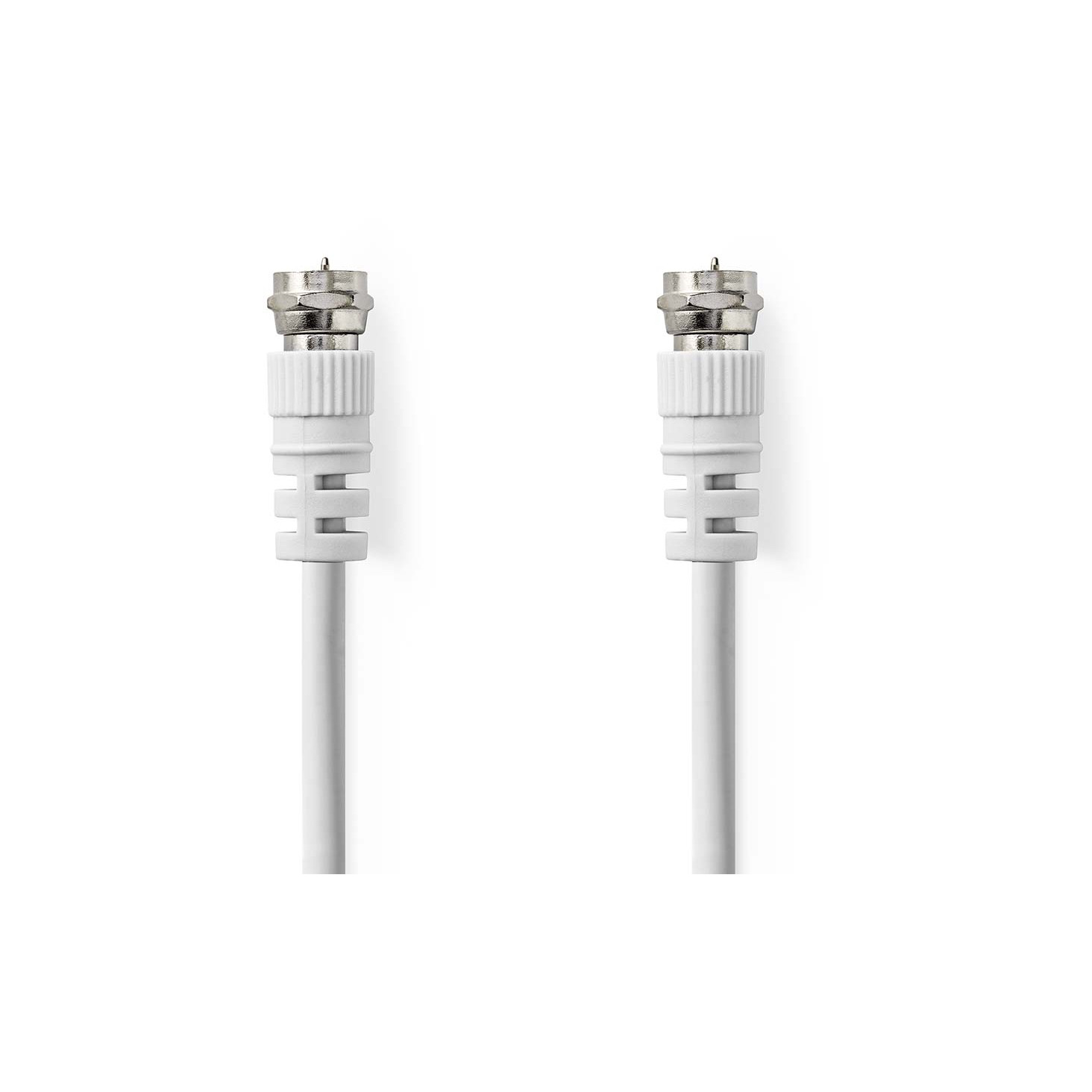 Kabel NEDIS CSGL41000WT20, antenski F konektor (M) na F konektor (M), bijeli, 2m, label-5