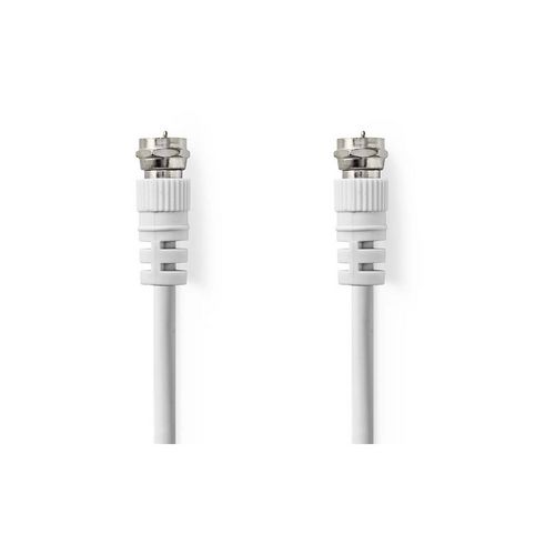 Kabel NEDIS CSGL41000WT20, antenski F konektor (M) na F konektor (M), bijeli, 2m, label-4
