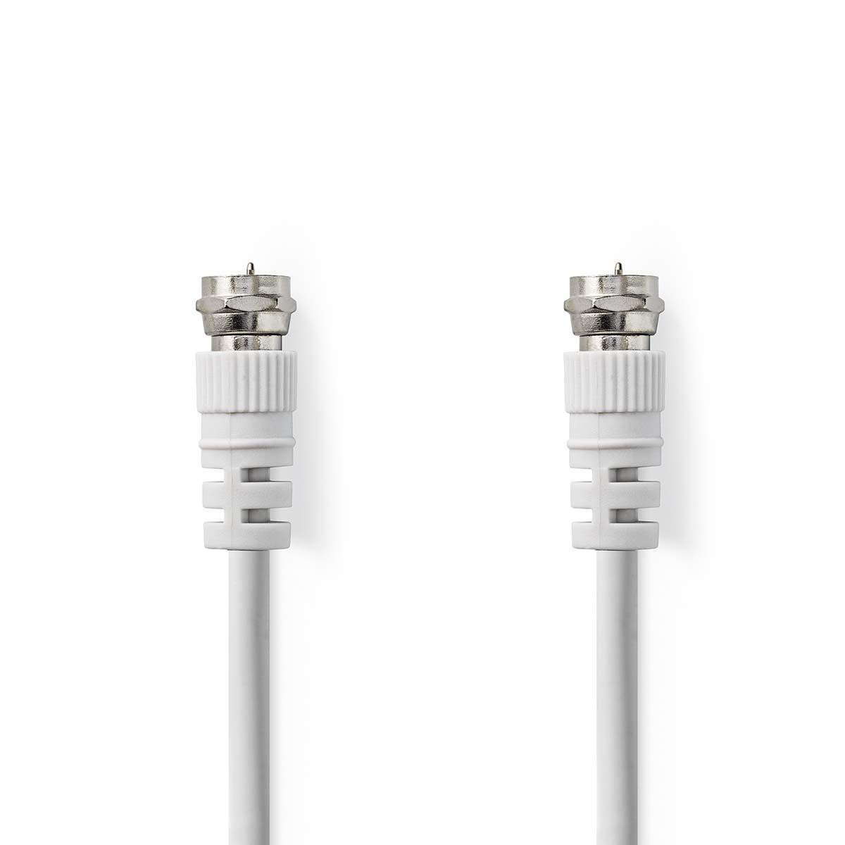 Kabel NEDIS, antenski F (M) na F (M), bijeli, 5m, polybag-11