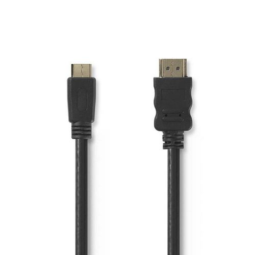 Kabel NEDIS, HDMI (M) na mini HDMI (M), crni, 3m, ethernet, pozlaćeni, polybag-14