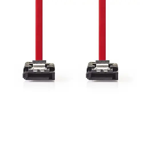 Kabel NEDIS, SATA int. data 0,5m ravni crveni CCGB73050RD05-11