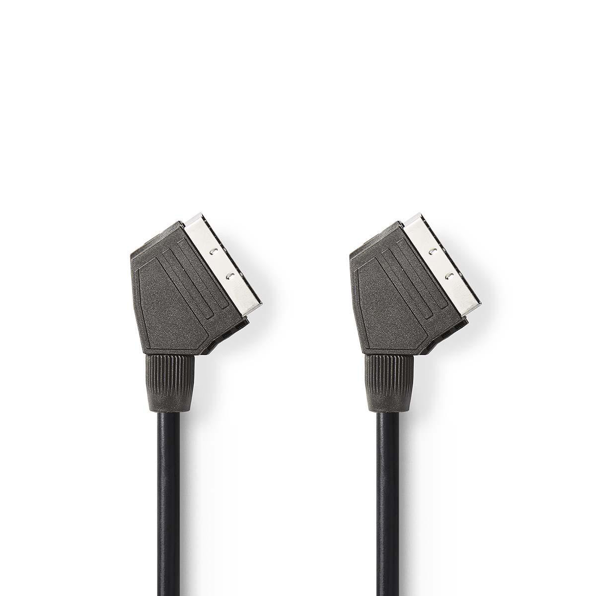 Kabel NEDIS, Scart (M) na Scart (M), 2m, blister-12