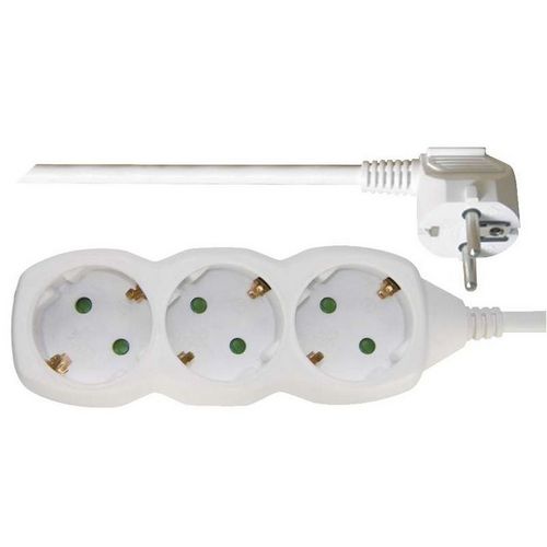 Kabel produžni EMOS, 3 mjesta,1mm2, bez prekidača, 1.5m-8