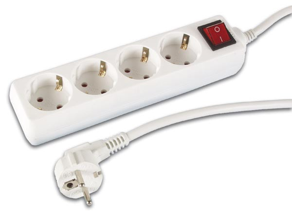 Kabel produžni EMOS, 4 mjesta, 1.5mm2, s prekidačem, 3m-11