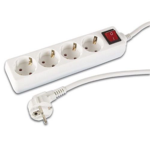 Kabel produžni EMOS, 4 mjesta, 1.5mm2, s prekidačem, 3m-7