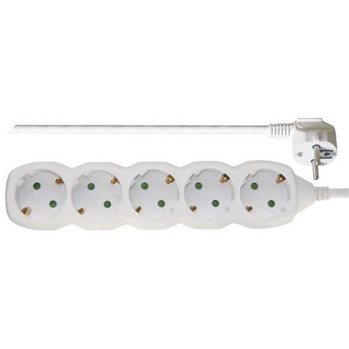 Kabel produžni EMOS, 5 mjesta, 1mm2, bez prekidača, 1.5m-8