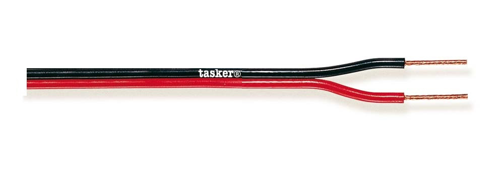 Kabel TASKER TSK 54-20, zvučnik, 2x1.50, crveno-crni, 20m kolut-4