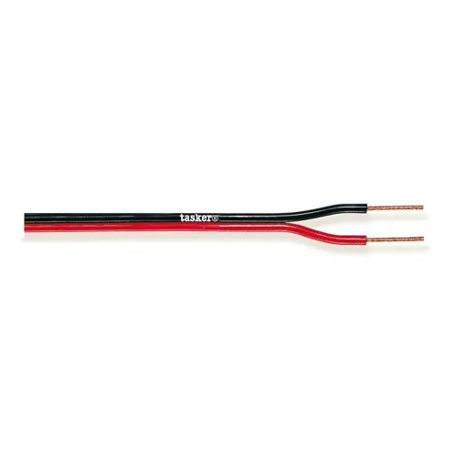 Kabel TASKER TSK 54-20, zvučnik, 2x1.50, crveno-crni, 20m kolut-1
