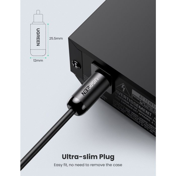 Kabel UGREEN Toslink Optical Audio, 1.5m, crni-16