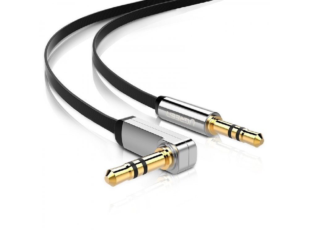 Kabel UGREEN, 3.5mm (M) na (M), kutni, 1m-2