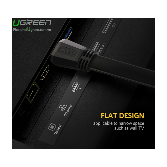 Kabel UGREEN, HDMI (M) na HDMI (M), 5m, pozlaćeni, 4K@30Hz, pokositreni bakar-12