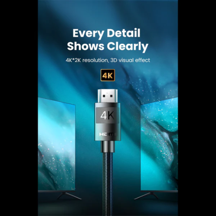 Kabel UGREEN, HDMI 4K (M) na HDMI (M), 1m, 4K@60Hz, pokositreni bakar-17