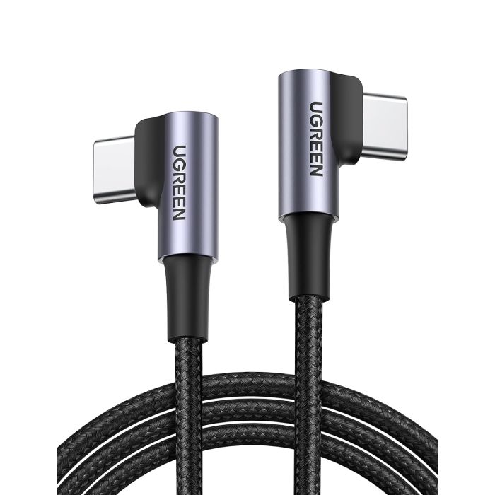 Kabel UGREEN kutni USB-C 2.0 (M) na kutni USB-C 2.0 (M), 3A, 1m-5