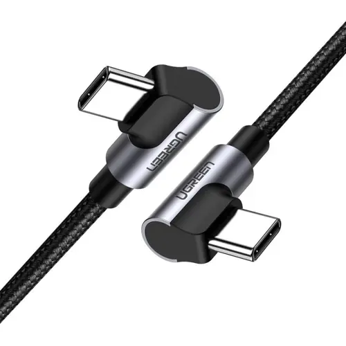 Kabel UGREEN kutni USB-C 2.0 (M) na kutni USB-C 2.0 (M), 3A, 1m-0