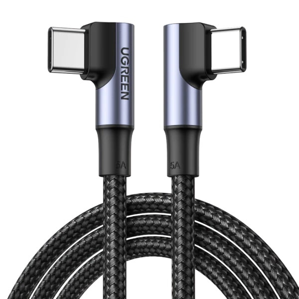 Kabel UGREEN, kutni USB-C 2.0 (M) na kutni USB-C 2.0 (M), 5A, 2m-2