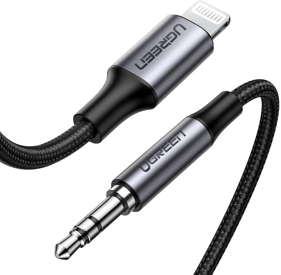 Kabel UGREEN Lightning na 3.5mm (M), 1m-0