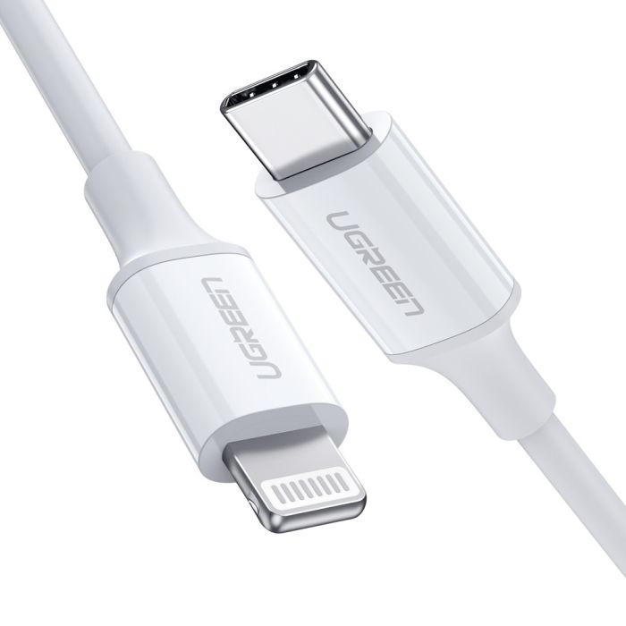 Kabel UGREEN, Lightning na Type-C 2.0 (M), bijeli, 1m-13