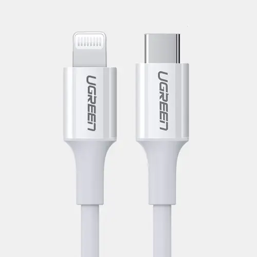 Kabel UGREEN, Lightning na Type-C 2.0 (M), bijeli, 1m-1