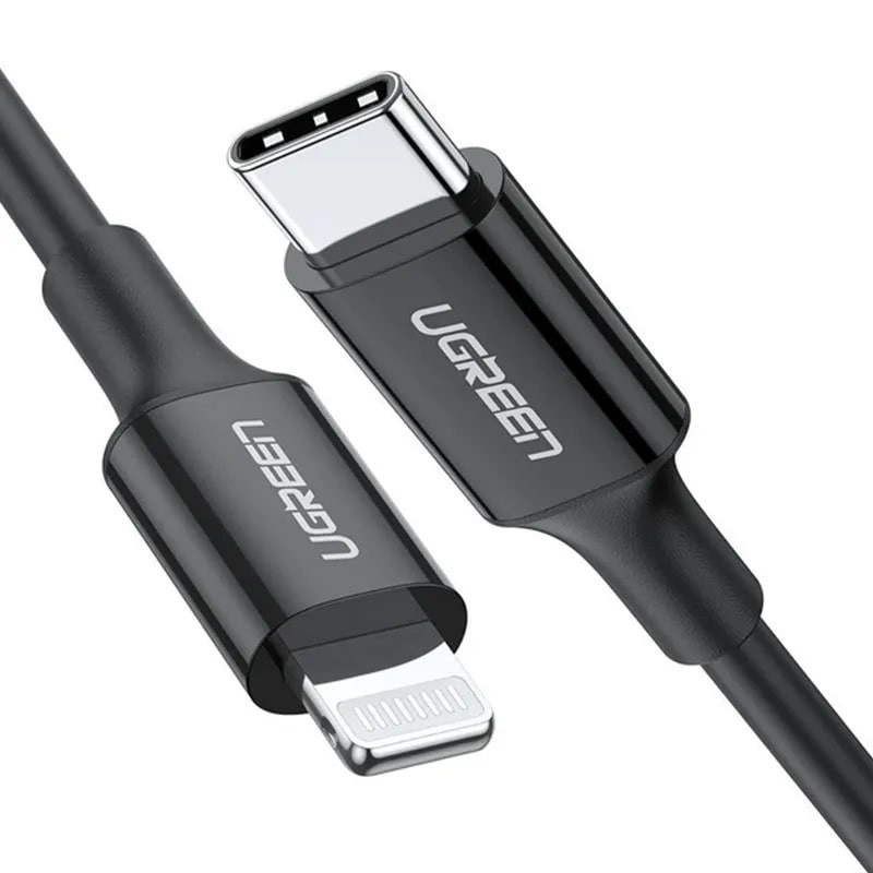 Kabel UGREEN, Lightning na Type-C 2.0 (M), crni, 1m-8