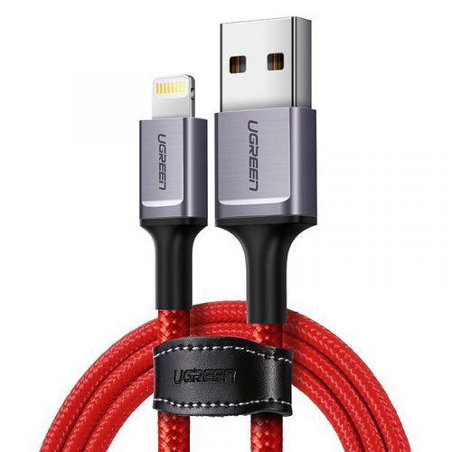 Kabel UGREEN, Lightning na USB 2.0 A (M), crveni, 1m-17