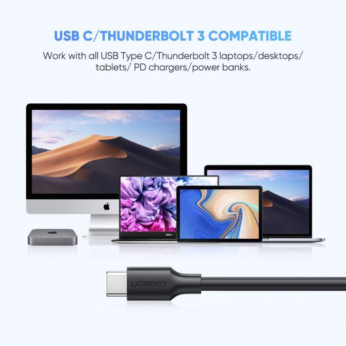 Kabel UGREEN, Micro USB 3.0 na USB-C 3.1 3A, 1m-13
