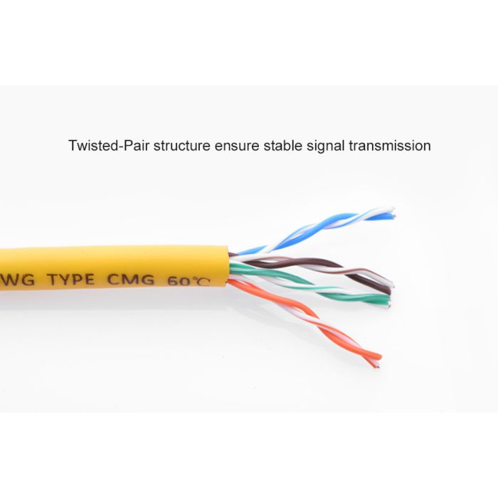 Kabel UGREEN, Patch, CAT5e, UTP, žuti, 1m-14