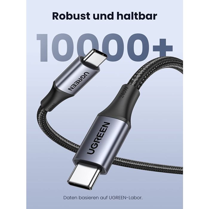 Kabel UGREEN, Type C 2.0 (M) na Type C 2.0 (M), 2m-14