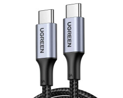 UGREEN USB-C (M) na USB-C (M), 100W, 5A, pleteni kabel, 1m